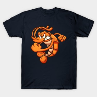 Angry cartoon shrimp T-Shirt